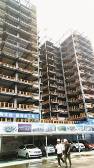 裝配式鋼結(jié)構(gòu)住宅項(xiàng)目 柳州蓮花城保障性住房6號(hào)樓封頂